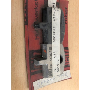 1 Paar Profilmesser mit Abweiskeilen für Tischfräseinrichtung Emco REX 2000